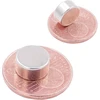 Brudazon 10 mini diskiniai magnetai 10 x 5 mm N52 stipriausio lygio neodimio magnetai itin stiprūs magnetai modelių gamybai, nuotraukoms, lentoms, skelbimų lentoms, šaldytuvams, rankdarbiams, itin stiprus magnetinis diskas