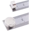 Brudazon 10 mini diskiniai magnetai 10 x 5 mm N52 stipriausio lygio neodimio magnetai itin stiprūs magnetai modelių gamybai, nuotraukoms, lentoms, skelbimų lentoms, šaldytuvams, rankdarbiams, itin stiprus magnetinis diskas