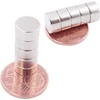 Brudazon 10 mini diskiniai magnetai 10 x 5 mm N52 stipriausio lygio neodimio magnetai itin stiprūs magnetai modelių gamybai, nuotraukoms, lentoms, skelbimų lentoms, šaldytuvams, rankdarbiams, itin stiprus magnetinis diskas