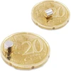 Brudazon 50 mini diskiniai magnetai 4 x 4 mm N52 stipriausio lygio neodimio magnetai itin stiprūs magnetai modelių gamybai, nuotraukoms, lentoms, skelbimų lentoms, šaldytuvams, rankdarbiams, itin stiprūs magnetiniai diskai