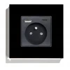 Bseed Stiklinis vienvietis usb a+c lizdas quick charge 20w qc 3.1a kontaktas 16a