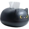 Bstcar kawaii cat servetėlių dėžutė 22 x 16 x 13 cm servetėlių dėžutė vonios kambariui, svetainei, miegamajam, automobiliui ir biurui
