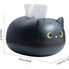 Bstcar kawaii cat servetėlių dėžutė 22 x 16 x 13 cm servetėlių dėžutė vonios kambariui, svetainei, miegamajam, automobiliui ir biurui