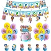 Bubble Guppies gimtadienio dekoracija Bubble Guppies gimtadienio dekoracija Bubble Guppies gimtadienio balionai Bubble Guppies torto dekoracija Bubble Guppies gimtadienio girlianda Bubble Guppies spiraliniai papuošalai