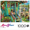 Buffalo Games Aimee Stewart The Potting Shed 1000 dalių dėlionė suaugusiems, sudėtinga dėlionė puikiai tinkanti žaidimų vakarams, surinkto paveikslėlio dydis 67.95 x 50.17 cm