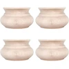 Buko medienos baldų kojelės, 55 mm aukščio, neapdorotos, 4 vnt.