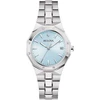 Bulova moteriškas kvarcinis laikrodis Classic Steel/light Mėlyna 96m169, sidabrinis, Modern