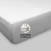 Burrito Blanco patalynės komplektas iš medvilnės mišinio vienai lovai, 150 cm pločio (+ galimi dydžiai), 3 dalių (antklodės užvalkalas, pagalvės užvalkalas ir paklodė su guma), natūrali balta 241 (150 x 190/200 cm)