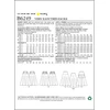 Butterick Patterns 6249 E5, sijonas moterims, dydžiai 14-16-18-20-22