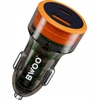 Bwoo greitasis automobilinis įkroviklis qc 1xusb + 1xtype c 38w