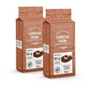 By Amazon malta kava Espresso Crema, šviesaus skrudinimo granulės, 1kg, 4 pakuotės po 250 g - Rainforest Alliance sertifikatas