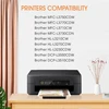 Bybeiby tn247 tn-247bk suderinamas su brother tn-243cmyk tn247bk tonerio brother mfc l3750cdw mfc-l3750cdw dcp-l3550cdw hl-l3210cw mfc-l3730cdw mfc-l3770cdw hl-l3230cw (2 juodi)