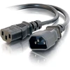 C2g 1.2m 16awg 250 voltų kompiuterio maitinimo ilgintuvas (iec320 c13–iec320 c14)