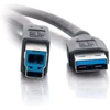 C2g 2m Usb 3.0 A Male į B Male kabelis