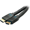 C2g 7.6m Performance Series itin lankstus aktyvus didelės spartos Hdmi® kabelis - 4k 60hz, skirtas montuoti sienoje, Cmg (ft4) įvertintas, suderinamas su XBOX, Blu-ray, Dvd, Ps5, Smart Tv, garso juosta, monitoriais