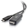 C2g usb c į hdmi, audio ir video adapterio kabelis, usb c kabelis, hdmi kabelis, 4k 60hz, 1 pėda (0.3m), cables to go 26906, juodas