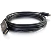 C2g usb c į hdmi, audio ir video adapterio kabelis, usb c kabelis, hdmi kabelis, 4k 60hz, 1 pėda (0.3m), cables to go 26906, juodas