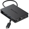 Cable Matters 8-in-1 Usb C šakotuvas su dviem Hdmi prievadais, 140w Pd įkrovimo funkcija, gigabitiniu eternetu, 10g duomenų perdavimu per 3 Usbc ir A, taip pat 1 Usb 2.0