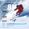 Cable Matters Displayport į Displayport ilgintuvas (dp kištukas į Dp lizdą, Displayport ilgintuvas) skirtas 8k, 4k, 1440p, 1080p (full Hd) - juodas 1.8 m