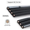 Cablecc 13cm usb 2.0 type a male į type a male female plonas fpc kabelis, skirtas fpv, diskams ir telefonams