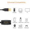 Cablecreation Gold (ilgas 16 pėdų) itin spartus Usb 2.0 aktyvusis ilgintuvas, Usb 2.0 ilgiklis Usb A-male į A-female kabelis, 5 m/16 pėdų, juodas