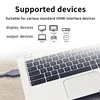 Cablepelado hdmi kabelis 4k hdmi kabelis 2.0 didelio greičio hdmi kabelis 4k ultra hd 2160p (60hz) hdmi kabelis paauksuoti kontaktai suderinamas su pc ps4 ps5 XBOX smart tv juodas 2 metrai