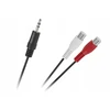 Cabletech Jack 3.5 kištukas - 2 Rca lizdai 25cm