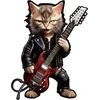 Dėlionė Cadeaujoie Rock Cat medinis galvosūkis suaugusiems, medinis galvosūkis suaugusiems, medinis galvosūkis su netaisyklingos unikalios formos detalėmis, medinis galvosūkis su medine dovanų dėžute