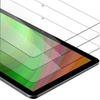 Cadorabo 3 x tabletės apsauginis stiklas, skirtas Huawei Mediapad T5 10 (10,1 colio) - 3 vnt. apsauginė plėvelė itin skaidri, tinkanti dėklams - grūdinto stiklo ekrano apsauginė plėvelė 9h atsparumo įbrėžimams