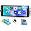 Automagnetola Camecho 1din automobilio radijas 6.9" Ips lietimui jautrus ekranas, Carplay, Android Auto