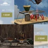 Campingmoon sulankstomos laužavietės grotelės 304 nerūdijančio plieno bbq grotelės nešiojamos stovyklavimo grotelės bbq stovas su kojomis ir nešiojimo krepšiu