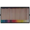 Caran D'ache Pastel 788376 spalvotų pieštukų rinkinys menininkams su 76 pieštukais, anglimi ir grafito pieštuku, didelė pigmento koncentracija, kreminis padengimas