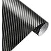 Carbon juoda blizgi automobilinė plėvelė 152cm