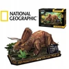 Cardinal Games National Geographic puzzle 3d triceratops 44 el. žaislas dėlionė vaikams