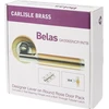 Carlisle Brass Gk006sncp/intb Belas skląsčių komplektas, satino nikelis/poliruotas chromas