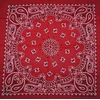 Carolina Manufacturing motociklinė skarelė bandana made Usa bordo