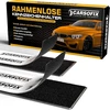 Carsofix© berėmis valstybinio numerio laikiklis su itin tvirtu sukibimu – numerio laikiklis bet kuriam automobiliui – nematomas numerio laikiklis su velcro – itin tvirtas ir atsparus oro sąlygoms