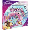 Cartamundi Disney Princess žaidimų rinkinys, mėgaukitės 4 stalo žaidimais, devynių vyrų malūnas, šaškės, ludo, kopėčių žaidimas, puiki dovana vaikams nuo 5 metų