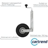 Cartrend 80144 Atraminis ratas priekaboms, cinkuotas, 48 mm