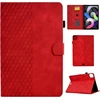 Casafuny dėklas, skirtas ipad air 11 colių (m3/m2 2025/2024), ipad air 6/5/4 gen 10.9 colių (2022/2020), pu odos planšetinio kompiuterio apsauginis dėklas, daugia kampų stovas su automatiniu užmigdymu/pažadinimu, raudonas