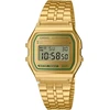Casio A158wegv-9aef Laikrodis su auksine apyranke