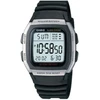 Casio W-96h-1aves skaitmeninis laikrodis su plastikine apyranke