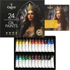 Castle Art Supplies aliejinių dažų rinkinys, patobulinta formulė, puikus rinkinys suaugusiems menininkams, pradedantiesiems ir pažengusiems, ryški glotnių aliejinių dažų įvairovė, 24 vnt.