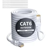 Šakotuvas Cat 6 Ethernet kabelis 70m baltas lauko/vidaus, atsparus vandeniui
