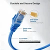 Cat 6 Lan kabelis 30 cm, 5 spalvų rinkinys