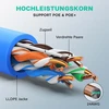 Cat 6a lauko lan kabelis, 30 m tinklo kabelis, lauko vandeniui atsparus tiesioginio įkasimo lldpe ethernet kabelis - 24awg 10gbps 500mhz didelio greičio gigabitinis wifi kabelis