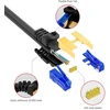 Cat 7 100m Vandeniui atsparus tinklo kabelis su Rj45 jungtimis