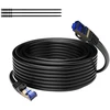 Cat 7 100m Vandeniui atsparus tinklo kabelis su Rj45 jungtimis