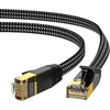 Cat 7 Ethernet kabelis 1m, plokščias, pintas, 10gbps