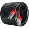 Cat 7 Ethernet tinklo kabelis 50 m, Sftp, 10 Gbps, juodas